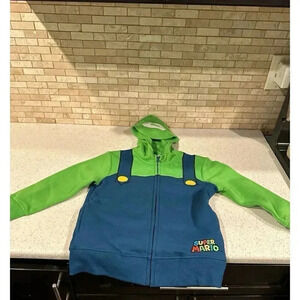 Super‎ Nintendo World Luigi Universal Studios Jacket Size small b15
